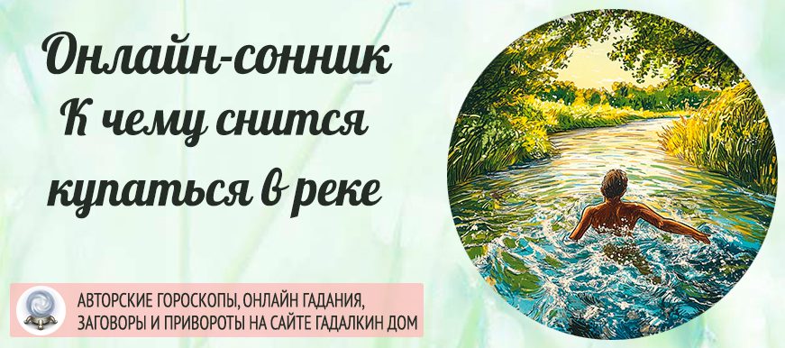 Сонник: купаться в реке