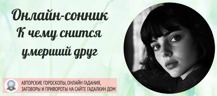 Сонник: умерший друг