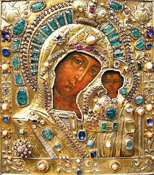 Икона казанской божьей матери