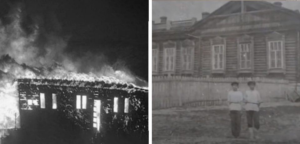 Пожар в школе села Эльбурасово