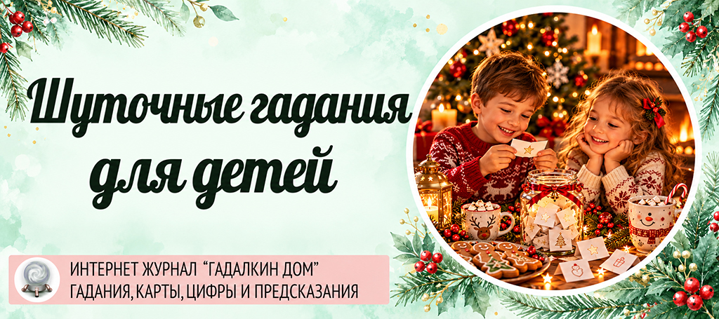 гадания для детей на Новый год и Рождество
