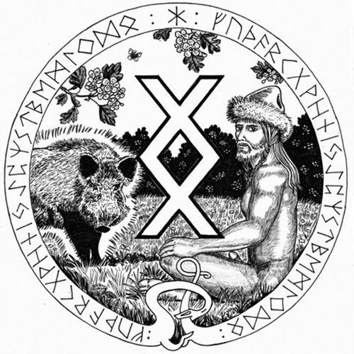 Ингуз картинка руна