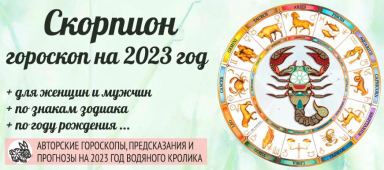 Гороскоп Скорпион 2023 год: женщина и мужчина в год Чёрного Водяного