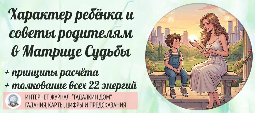 характер ребёнка по матрице