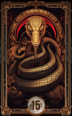 Символ 15 лунного дня - Змея