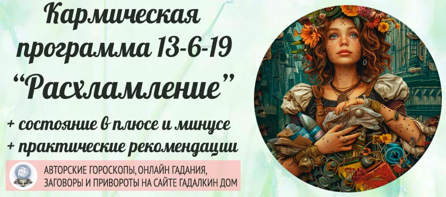 Кармическая программа 13‑6‑19