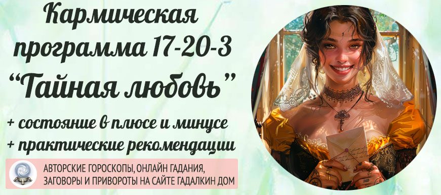 Кармическая программа 17‑20‑3