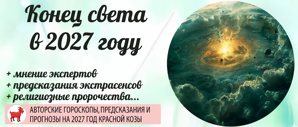 Конец света в 2027 году