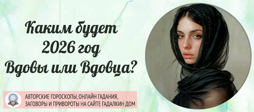 Каким будет 2026 год: «Вдовы» или «Вдовца»