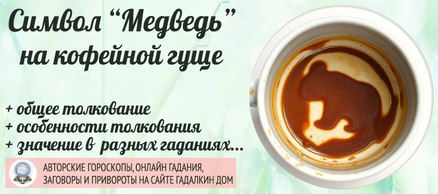 «Медведь» на кофейной гуще