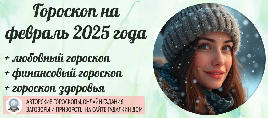 гороскоп на февраль 2025 года