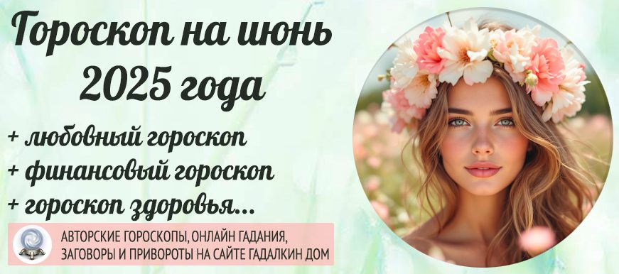 Гороскоп на июнь 2025 года