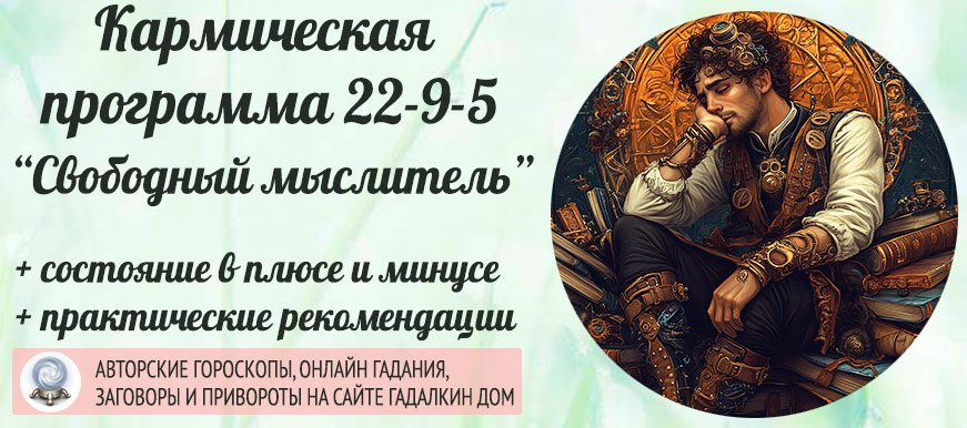 Кармическая программа 22‑9‑5 или 5-9-22