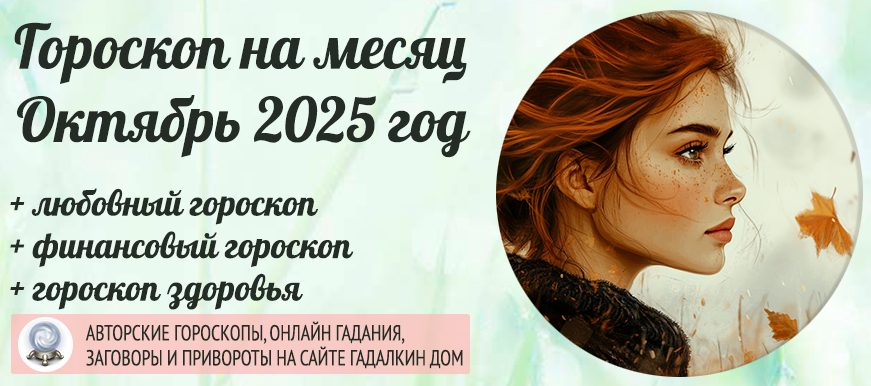 Гороскоп на октябрь 2025 года для женщин и мужчин.
