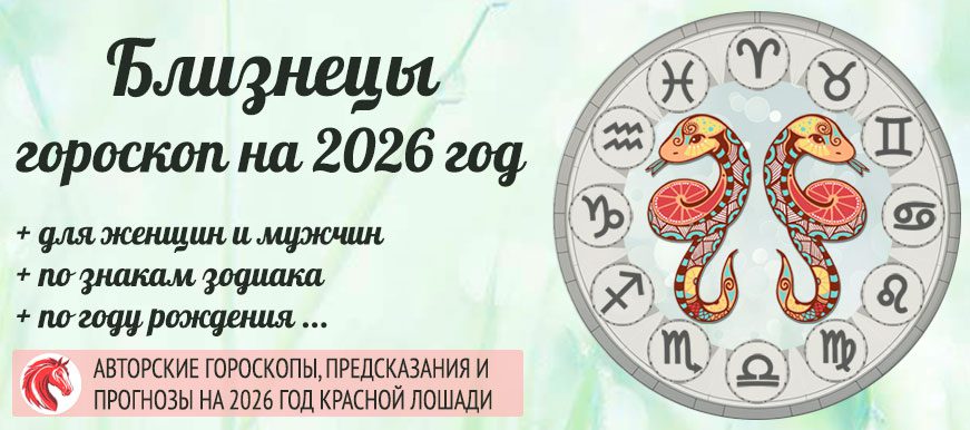 гороскоп на 2026 Близнецы