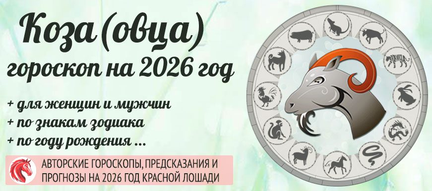 Китайский гороскоп на 2026 год Коза (Овца)