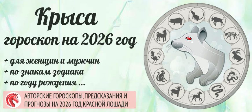 Китайский гороскоп на 2026 год Крыса