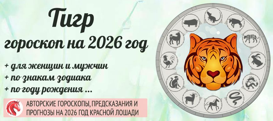 Китайский гороскоп на 2026 год Тигр
