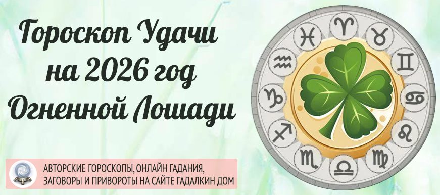 гороскоп удачи на 2026 год