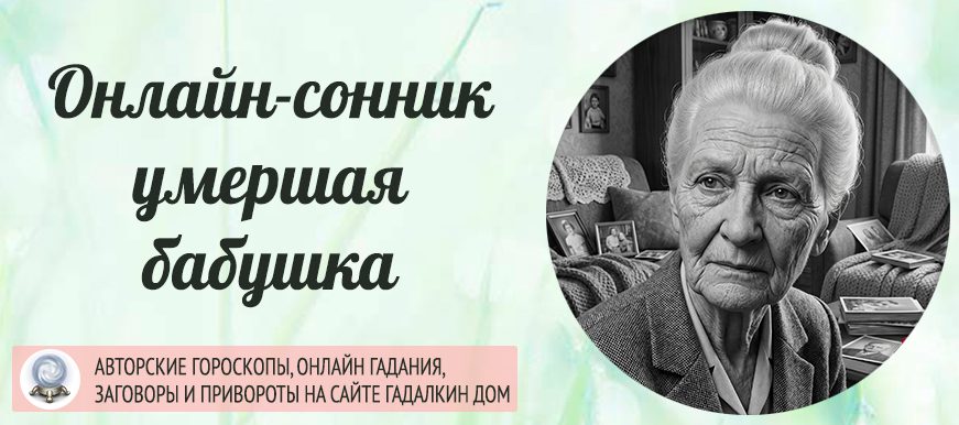 покойная бабушка