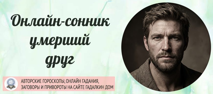 сонник умерший друг