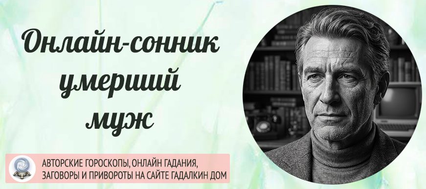умерший муж во сне