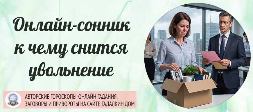 увольнение сонник