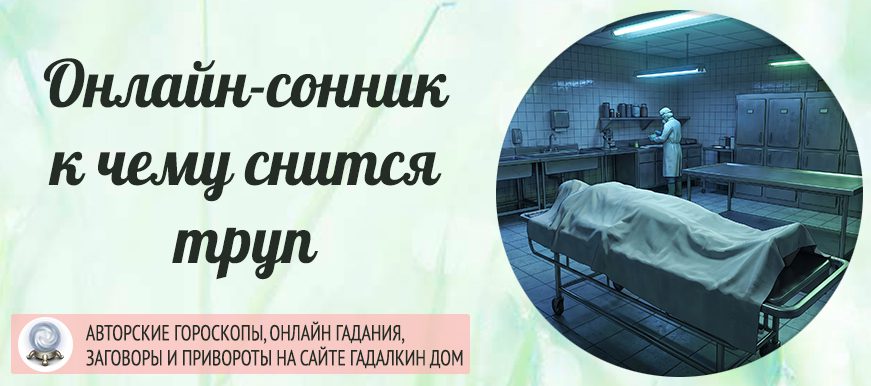 сонник труп