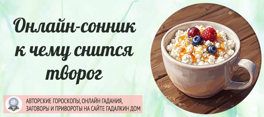 творог сонник