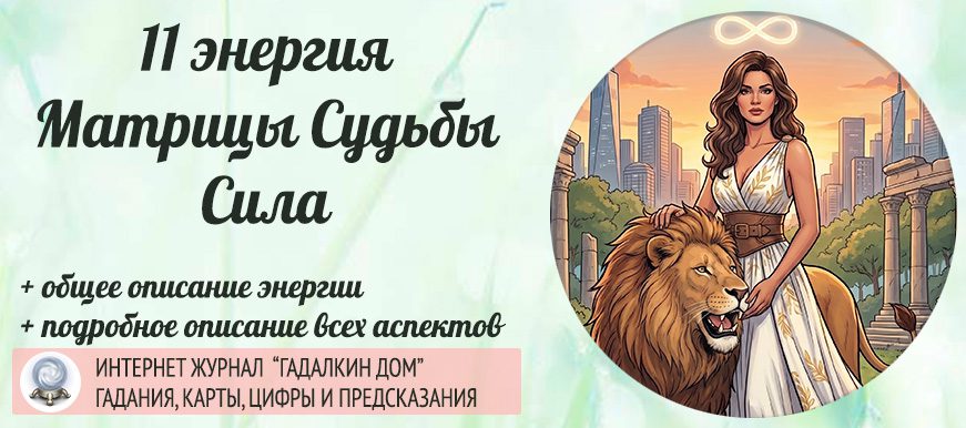 11 энергия Матрицы Судьбы