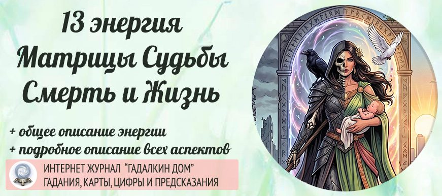 13 энергия Матрица судьбы