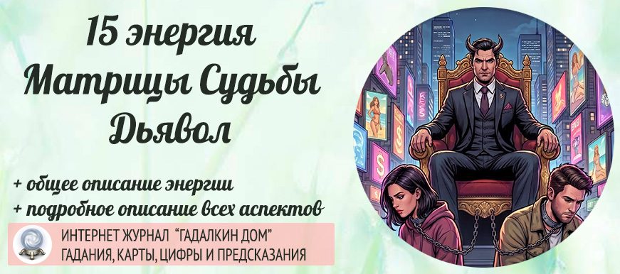 15 энергия Матрицы Судьбы