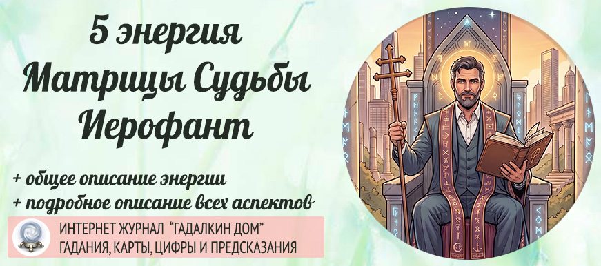 5 энергия в Матрице Судьбы