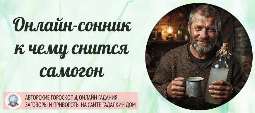 самогон сонник