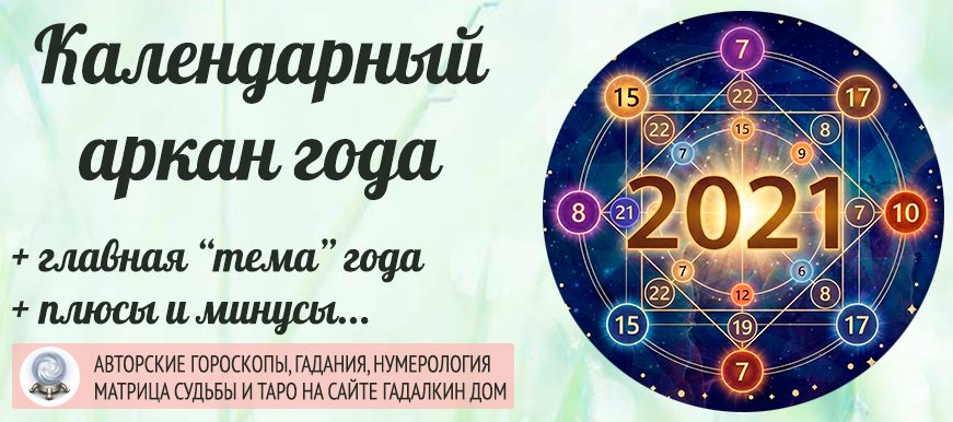 2021 год матрица судьбы