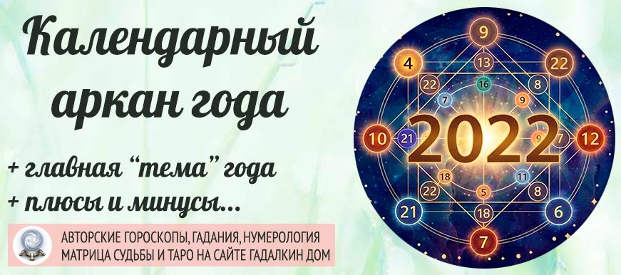 Матрица судьбы на 2022 год