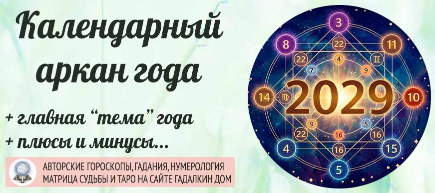 Матрица судьбы на 2029 год