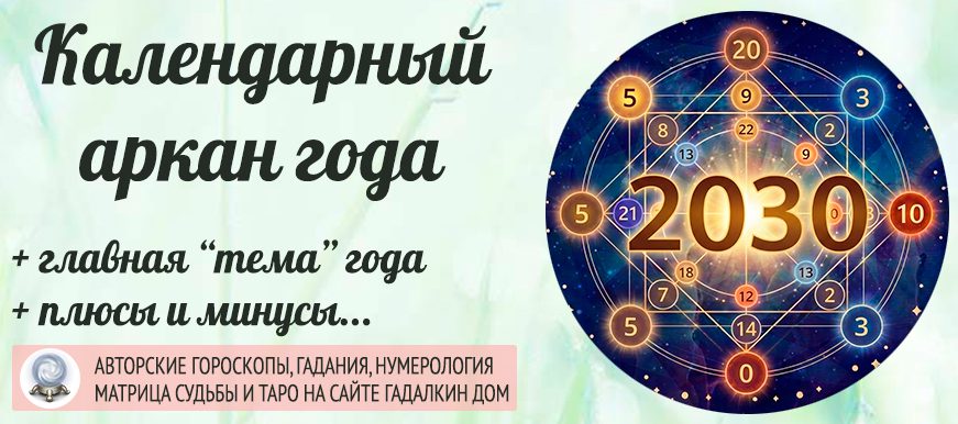 матрица судьбы на 2030 год