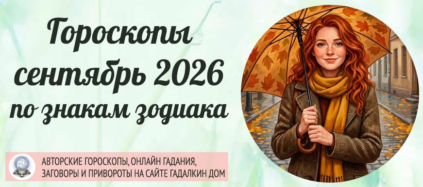 гороскоп сентябрь 2026