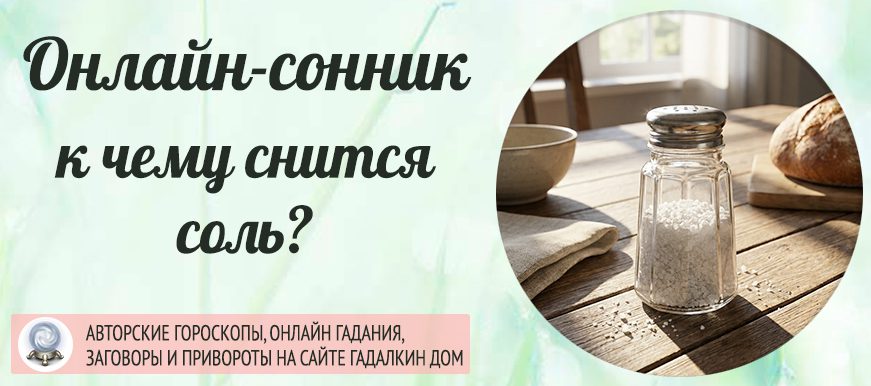 сонник соль