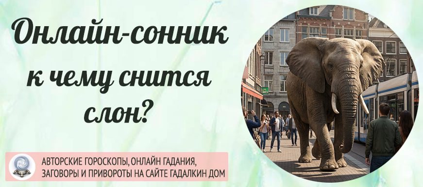сонник слон