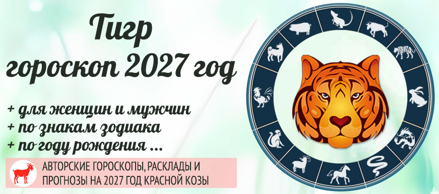 Тигр: восточный гороскоп на 2027 год