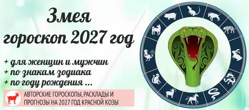 Змея: восточный гороскоп на 2027 год