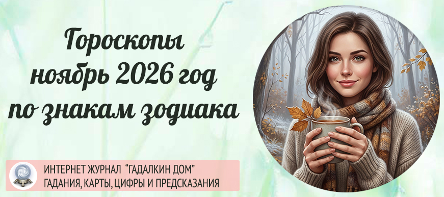Гороскоп на ноябрь 2026 года